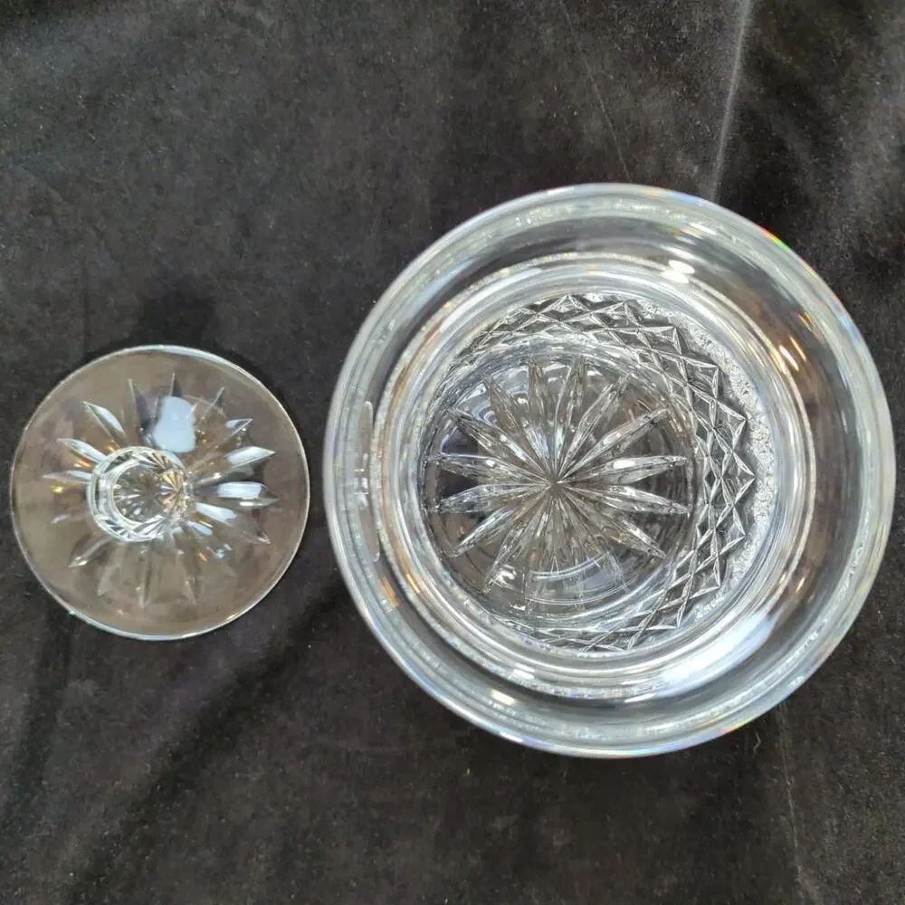 Waterford Crystal Colleen Biscuit Barrel Jar Cookie Candy Jar Discontinued